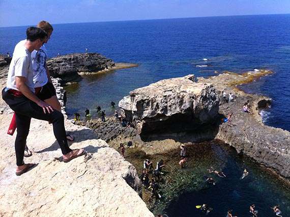 Favourite Dives on Gozo: Blue Hole dive site at Dwejra