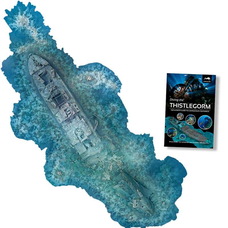 SS Thistlegorm orthophoto for which Simon Brown won RPS Photographer of the Year