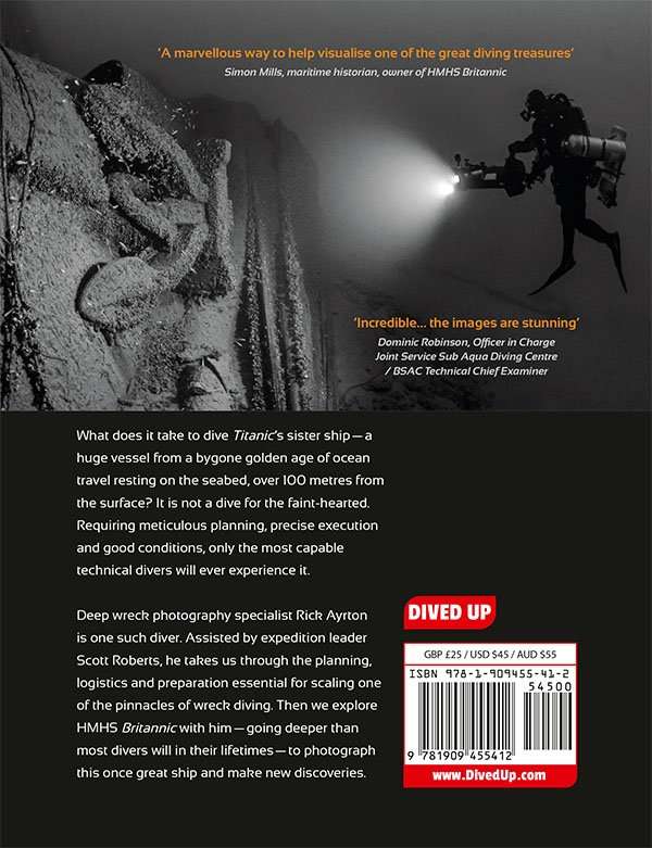 Back cover - Expedition Britannic