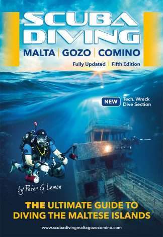 Scuba Diving Malta Gozo Comino - Peter Lemon - book cover - Fifth Edition