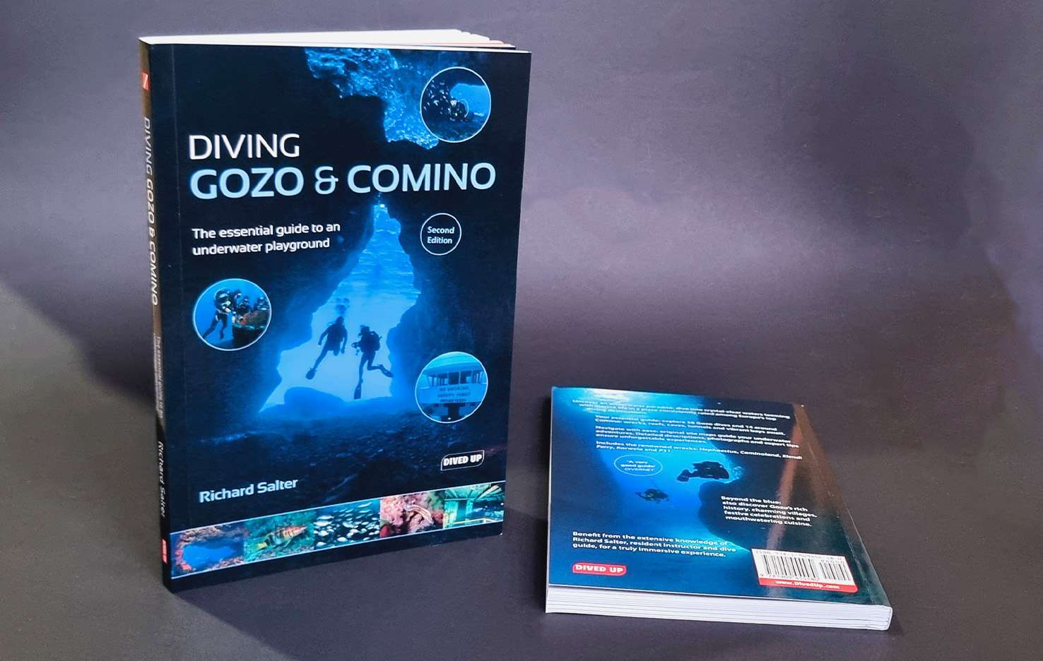 Diving Gozo & Comino by Richard Salter - 2nd edition - actual book